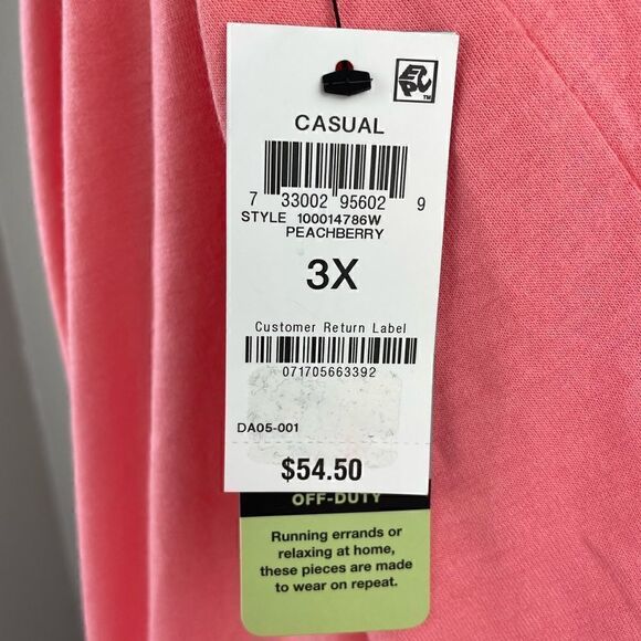 NWT Ideology Short Sleeve Athletic Sweatshirt Size 3X - Picture 7 of 7